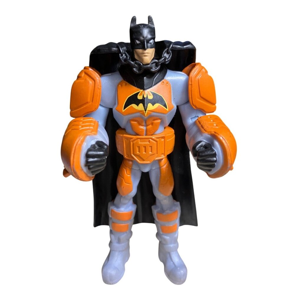 DC Comics Batman Power Attack Action Figure Orange Suit Mattel 2011 6.25 ” Used
